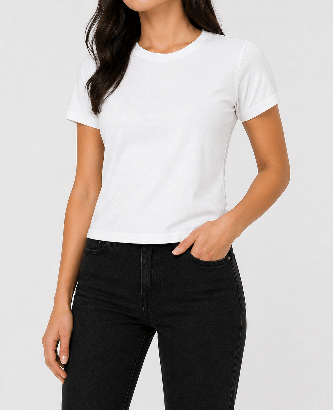 crop t shirt pakistan lahore modern fit premium cotton clean aesthetic